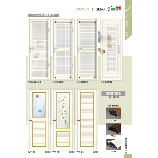 三合一通風門